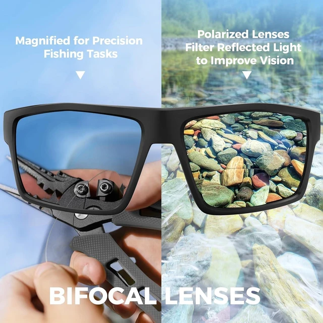 Alt view image 2 of 7 - Waccamaw Polarized Bifocal Sunglasses Wrap Design for Men & Women
