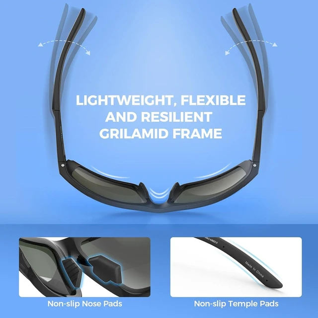 Alt view image 6 of 7 - Waccamaw Polarized Bifocal Sunglasses Wrap Design for Men & Women