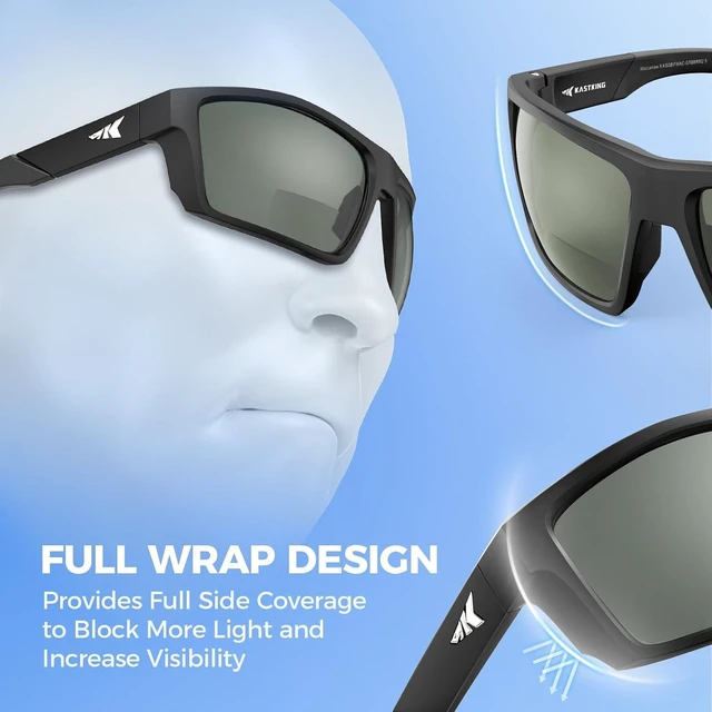 Alt view image 3 of 7 - Waccamaw Polarized Bifocal Sunglasses Wrap Design for Men & Women