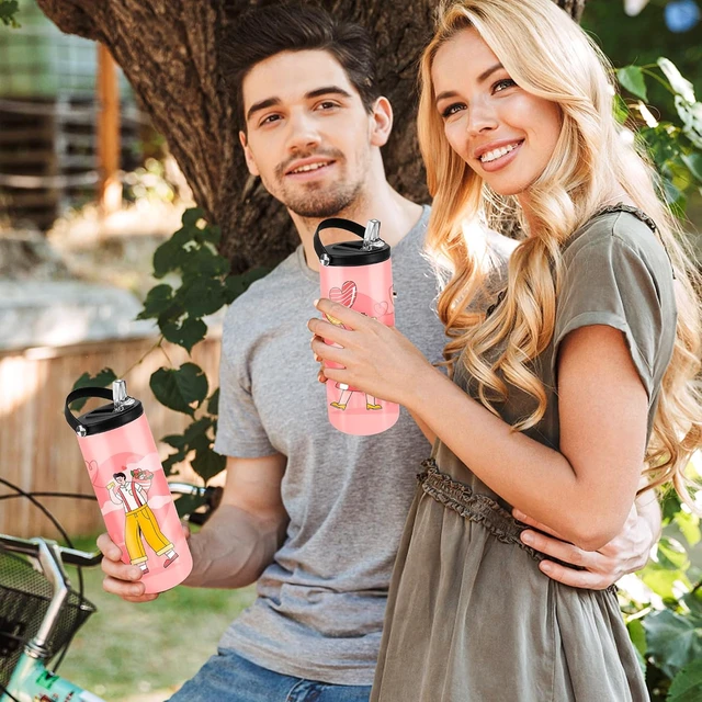 Alt view image 7 of 7 - 20 oz Sublimation Water Bottle Tumblers 8 Pack, Leak-Proof