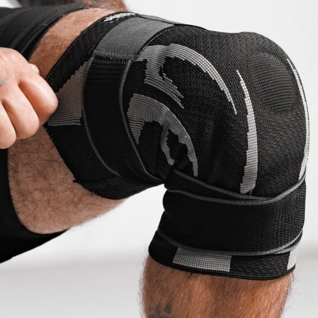 Alt view image 5 of 7 - Fightwear Knee Brace for Men & Women Adjustable Compression Sleeve with Gel Pad for Shock Absorption & Joint Support, Non-Slip Wrap for Athletic Training, 2 Pack, Large
