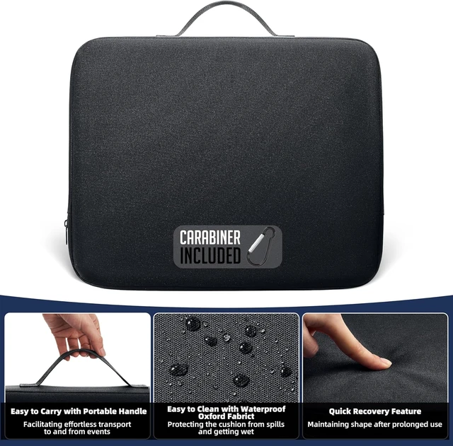 Alt view image 4 of 7 - Extra Thick Stadium Bleacher Seat Cushion