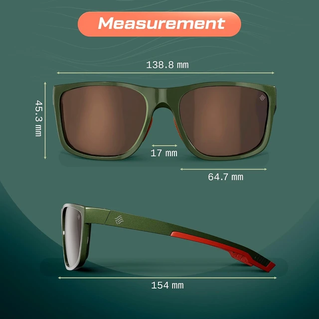 Alt view image 5 of 7 - ANCHOR Floating Polarized Fishing Sunglasses Lightweight UV400 Sport for Men & Women, Driving, Cycling & Running