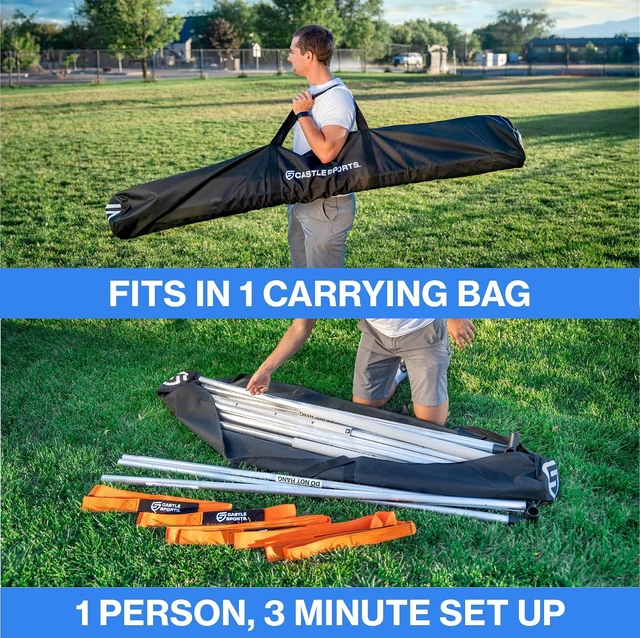 Alt view image 4 of 7 - Giant Portable Metal 9 Square Game Indoor/Outdoor, Waterproof & Quick Setup for Backyard, Beach, School, Camp & Yard Fun for Family, Kids, Teens & Adults