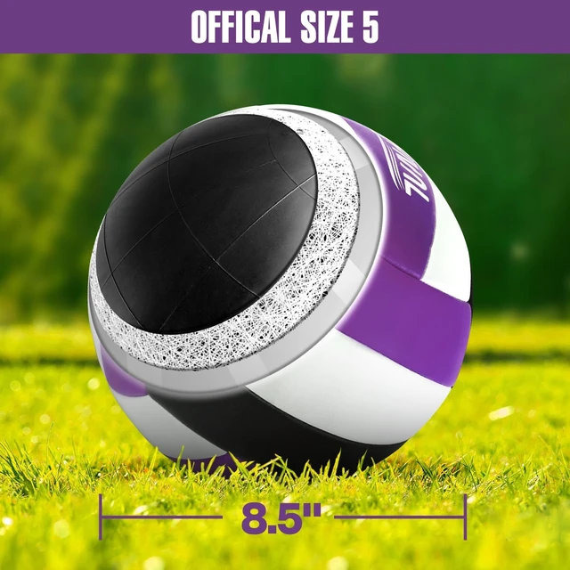 Alt view image 7 of 7 - 32FT Portable Outdoor Volleyball Net Set with Adjustable Height & Winch
