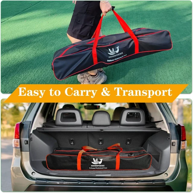 Alt view image 7 of 7 - 22FT Full-Size Pickleball Net with Carry Bag for Driveway