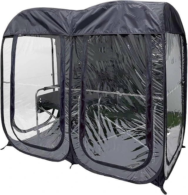 Main image of 2-Person WeatherPod® Side-by-Side Pop-Up Sports Shelter