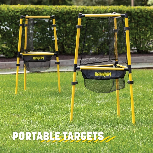 Alt view image 4 of 6 - Step Up Disc Golf Set with 2 Disc Goals & 3 Golf Discs