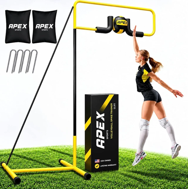 Main image of Adjustable Volleyball Spike Trainer Solo Practice Station