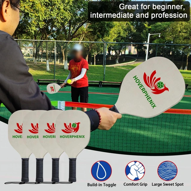 Alt view image 5 of 7 - 22FT Portable Pickleball Net Set with Paddle Set of 4