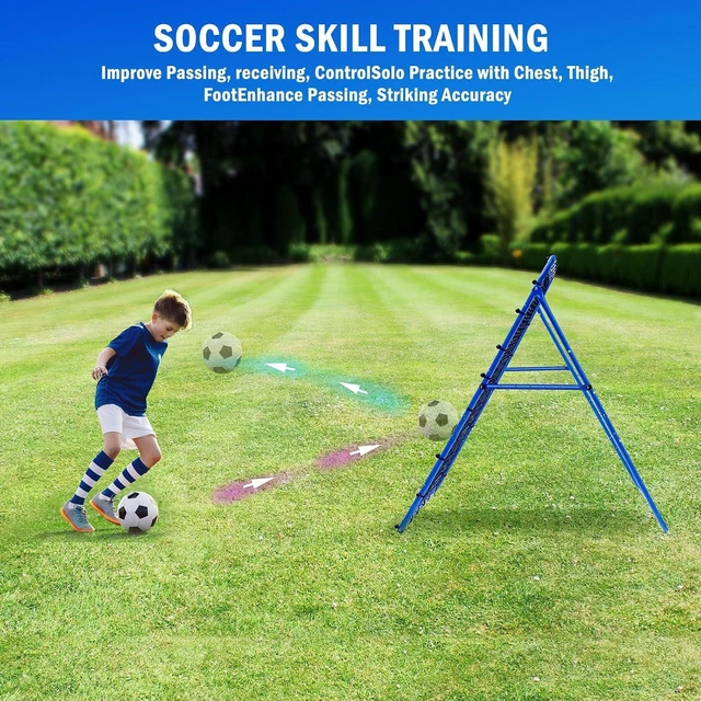 Alt view image 6 of 7 - Volleyball, Baseball & Softball Rebounder Pitchback Net with Quick Adjustments, Lacrosse Bounce Back Practice Equipment for Indoor, Outdoor & Backyard Training