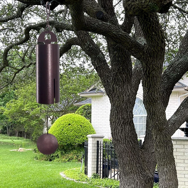 Main image of Deep Tone Wind Chimes for Outside, Heroic Windbell