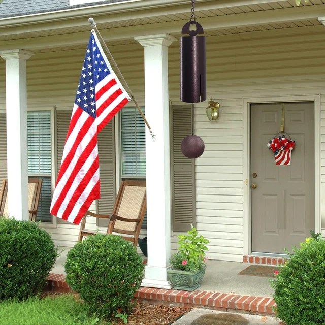 Alt view image 7 of 7 - Deep Tone Wind Chimes for Outside, Heroic Windbell