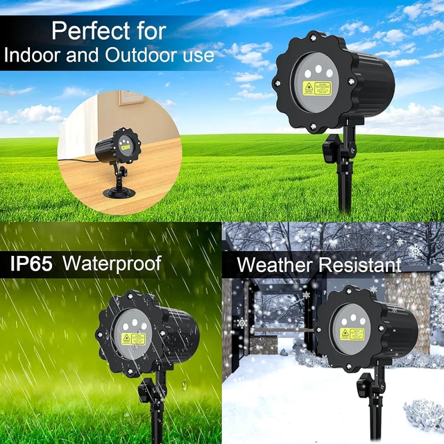 Alt view image 7 of 7 - RGB Laser Projector Lights, 3-Color Firefly Light Show, Outdoor