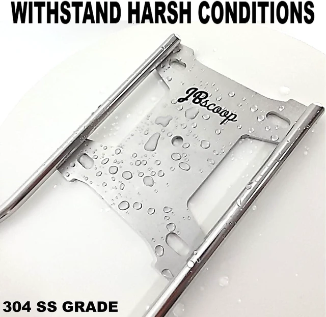 Alt view image 4 of 7 - Heavy-Duty Large Stainless Steel Garden Hose Holder (1)