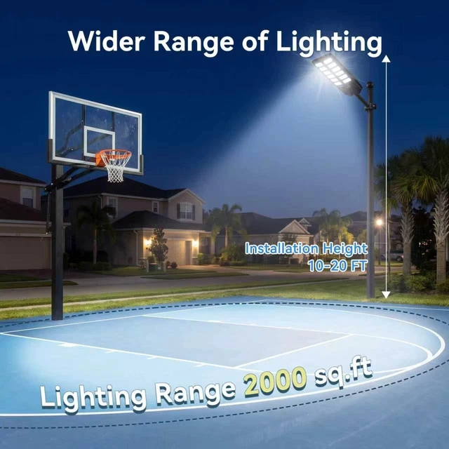 Alt view image 3 of 7 - Waterproof Solar Flood Lights, Dusk-to-Dawn with Motion Sensor, for Parking Lot, Garden, Yard & Pathway, 2 Pack