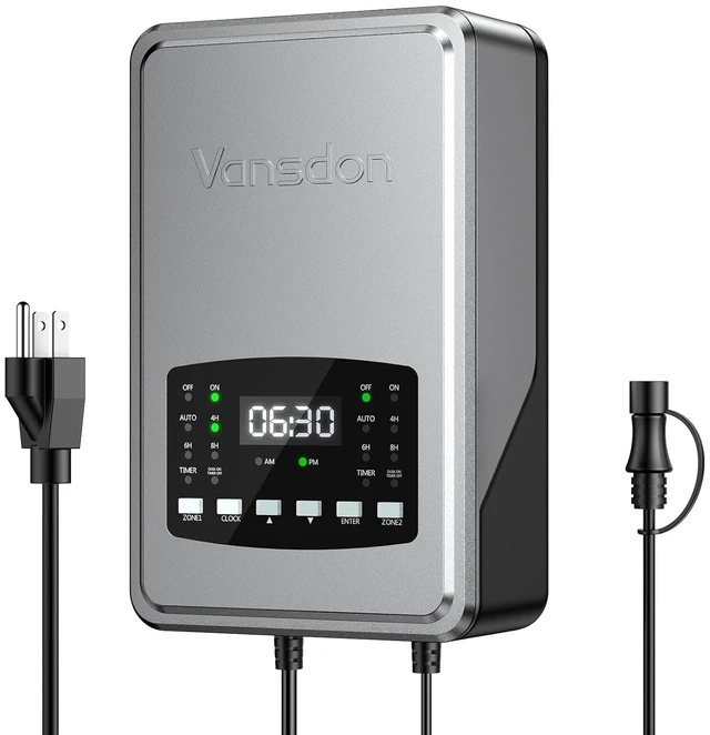 Main image of 300W Low Voltage Landscape Transformer, 2 Zones, 120V AC to 12/14V AC