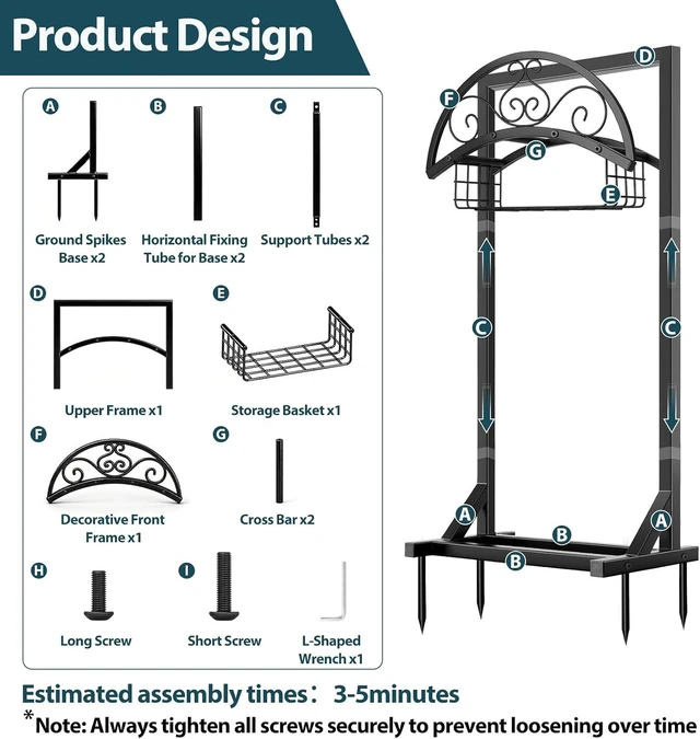 Alt view image 7 of 7 - 150ft Heavy Duty Freestanding Garden Water Hose Holder