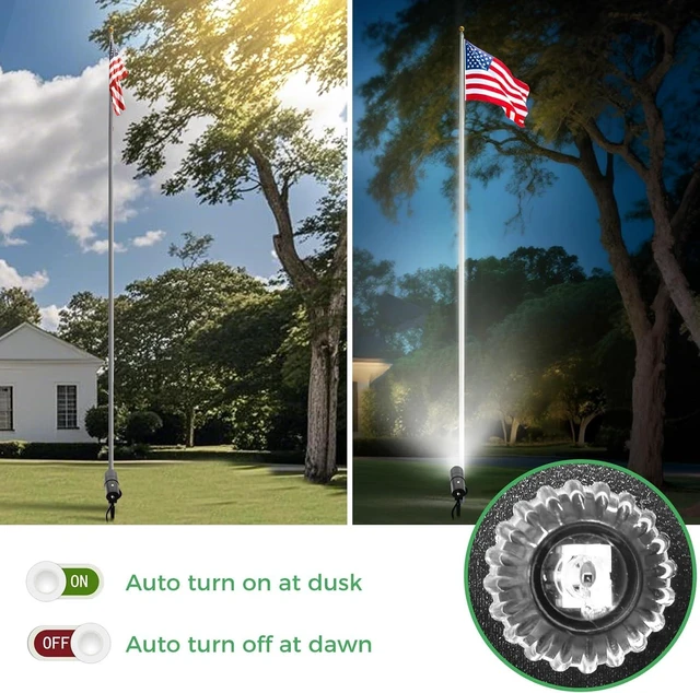 Alt view image 2 of 7 - 30W LED Spot Lights Outdoor Plug-in Spotlights with Photocell Sensor
