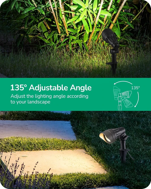 Alt view image 3 of 7 - EDISHINE Low Voltage LED Landscape Lights, 3.2W 240LM Waterproof SpotLights