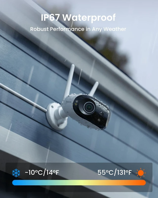 Alt view image 7 of 7 - 4K 8MP Dual-Lens Elite WiFi Outdoor Security Camera, 180° Panoramic
