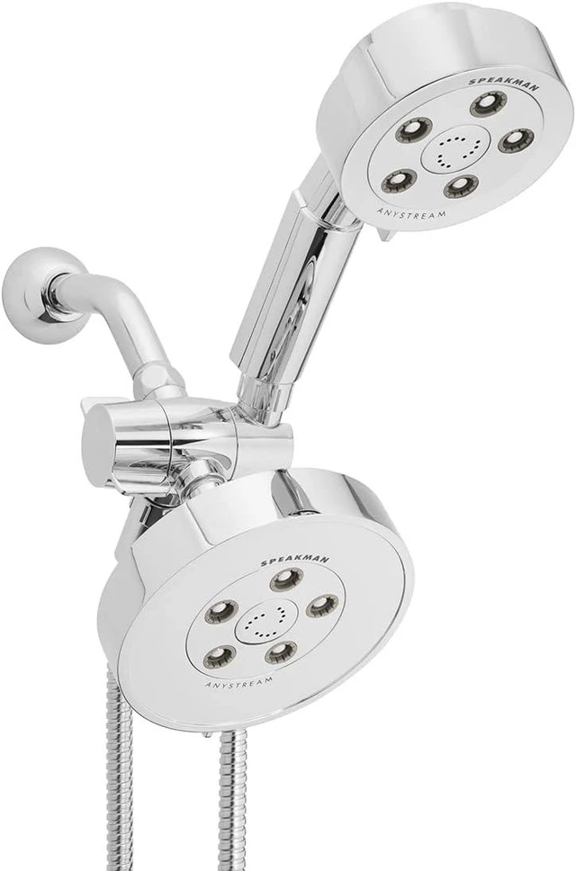 Main image of Neo Anystream VSR-233010 6-Spray Polished Chrome Dual Shower Head 2.5-GPM (9.5 LPM)