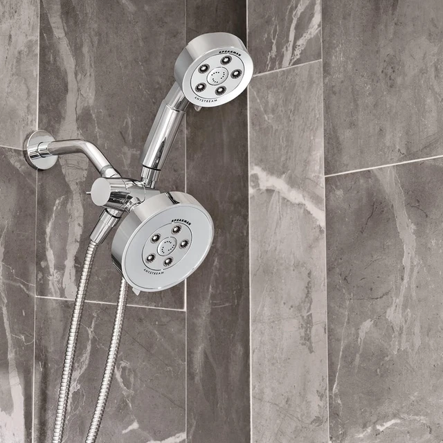 Alt view image 2 of 7 - Neo Anystream VSR-233010 6-Spray Polished Chrome Dual Shower Head 2.5-GPM (9.5 LPM)