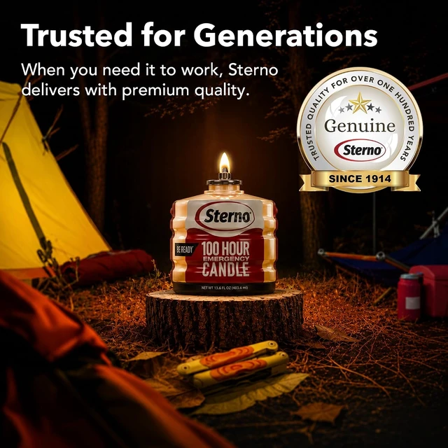 Alt view image 3 of 6 - 100-Hour Emergency Candles for Power Outages, 6-Pack