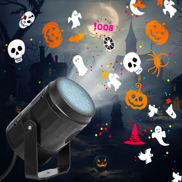 Main image of Halloween Projector Lights Outdoor/Indoor, Led Lights Projector Waterproof for Holiday Decorations, Holiday Projector for Halloween Party