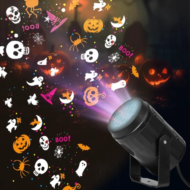 Alt view image 2 of 7 - Halloween Projector Lights Outdoor/Indoor, Led Lights Projector Waterproof for Holiday Decorations, Holiday Projector for Halloween Party