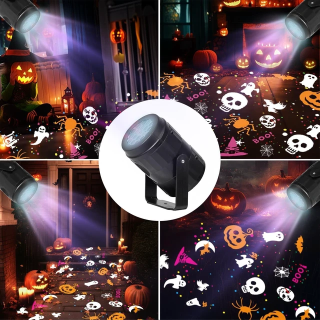 Alt view image 3 of 7 - Halloween Projector Lights Outdoor/Indoor, Led Lights Projector Waterproof for Holiday Decorations, Holiday Projector for Halloween Party