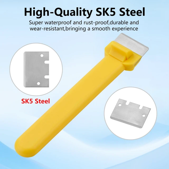Alt view image 3 of 7 - Professional 3D Printer Tools, Upgraded Metal 3D Printer Scraper, Plastic Handle Hot Bed Blade, Putty Non-Rusting Scraper Tool, Comfortable Grip