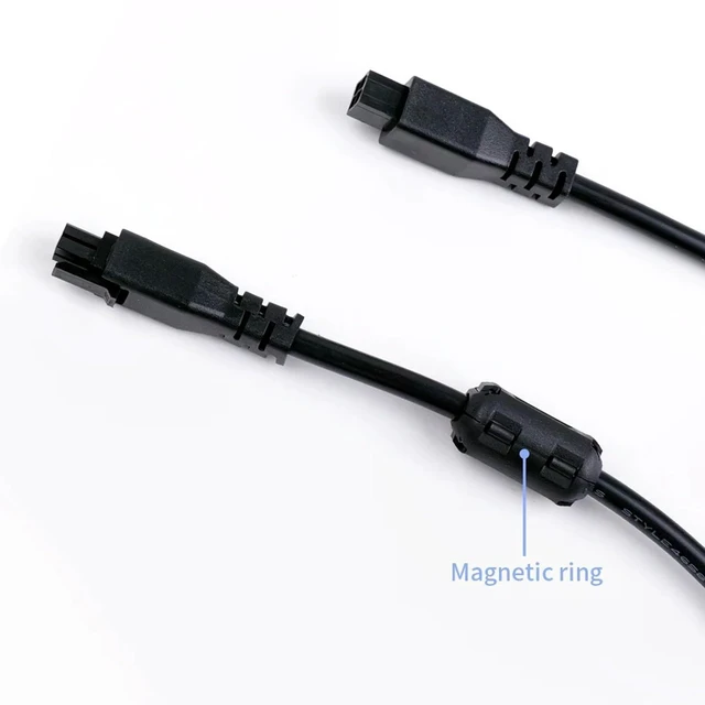 Alt view image 4 of 7 - AMS Lite Extension Cable, 1m AMS 3D Printer Cable, PVC and 22AWG Copper 4Pin Lite Extension Cable with Magnetic Ring Filter Replacement for Bambulab A1/A1mini 3D Print