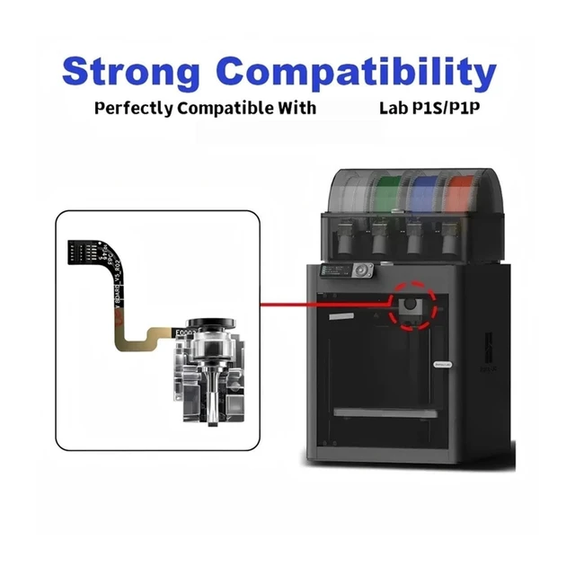 Alt view image 6 of 7 - for Lab P1P P1S X1 X1C Extruder Filament Sensor(for P1 Series)