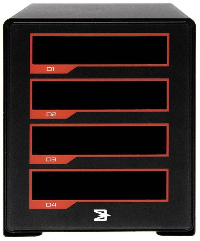 Alt view image 2 of 7 - BLACKJET TX-4DS 4-Bay Thunderbolt 3 Docking System