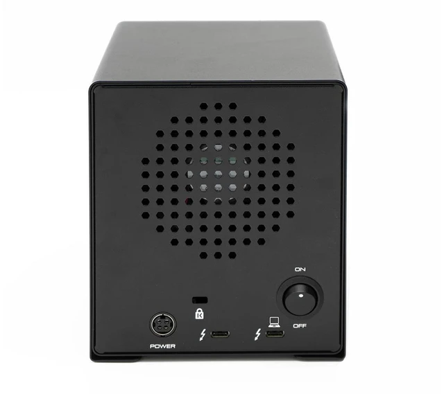 Alt view image 5 of 7 - BLACKJET TX-4DS 4-Bay Thunderbolt 3 Docking System