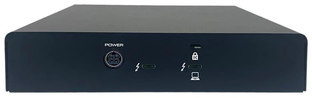 Alt view image 3 of 7 - BLACKJET TX-2DS 2-Bay Thunderbolt 3 Docking System