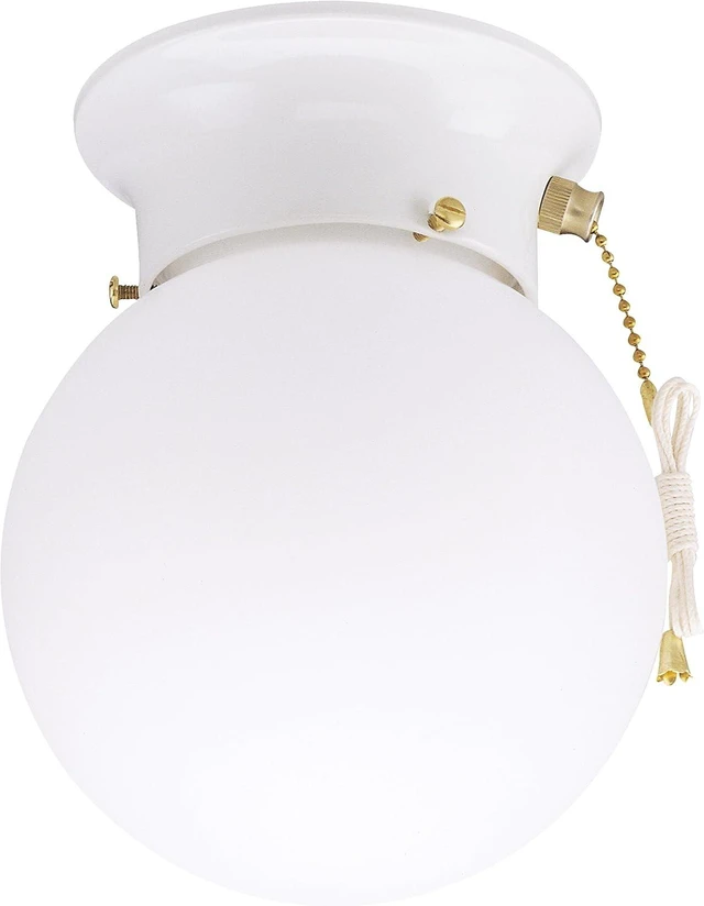 Main image of Westinghouse Lighting 6-Inch Ceiling Fixture, White
