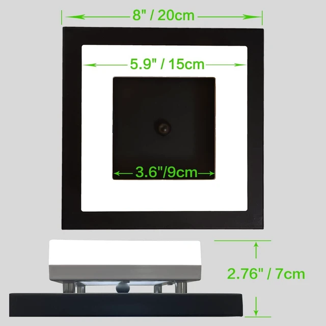Alt view image 5 of 7 - 8in 12Watt Flush Mount led Ceiling Light fixtures