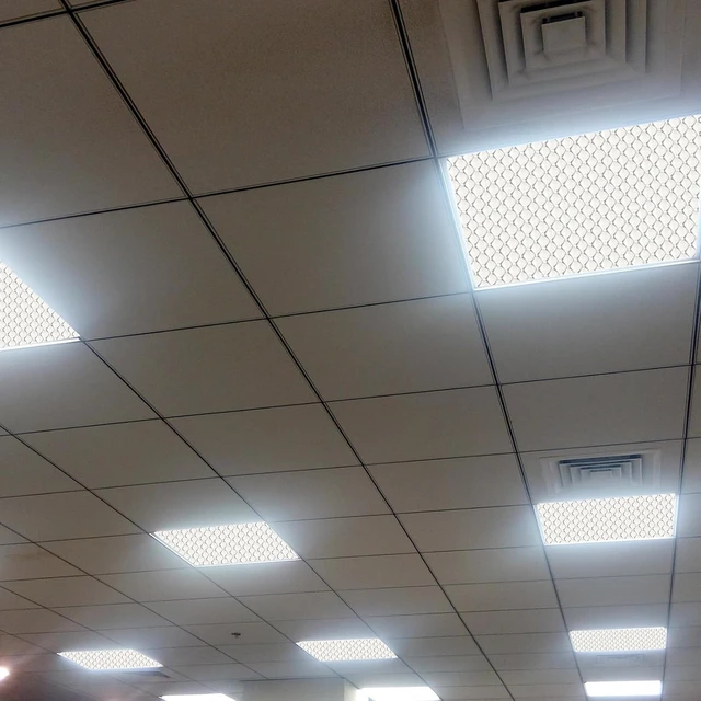 Alt view image 7 of 7 - Frienda 4 Pcs Acrylic Fluorescent Light Cover for Ceiling, 24x24x0.1