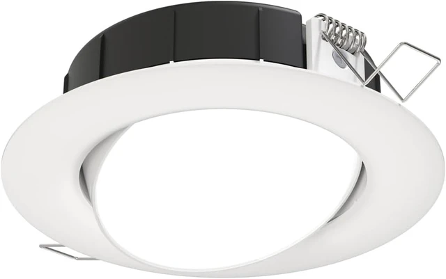 Alt view image 6 of 7 - Juno 4" Adjustable LED Wafer Downlight, 5-in-1 CCT, Matte White