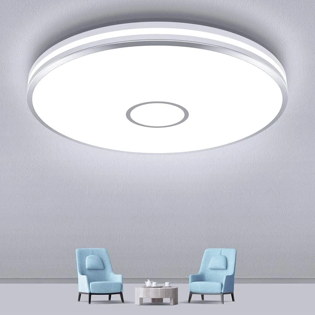 Main image of Airand LED Flush Mount Ceiling Light Fixture, 15 Inch LED Ceiling Lights 5000K 3800LM Water-Proof Round Modern Lamp for Bedroom Kitchen Dining Room Hallway Laundry Warehouse Daylight Lighting