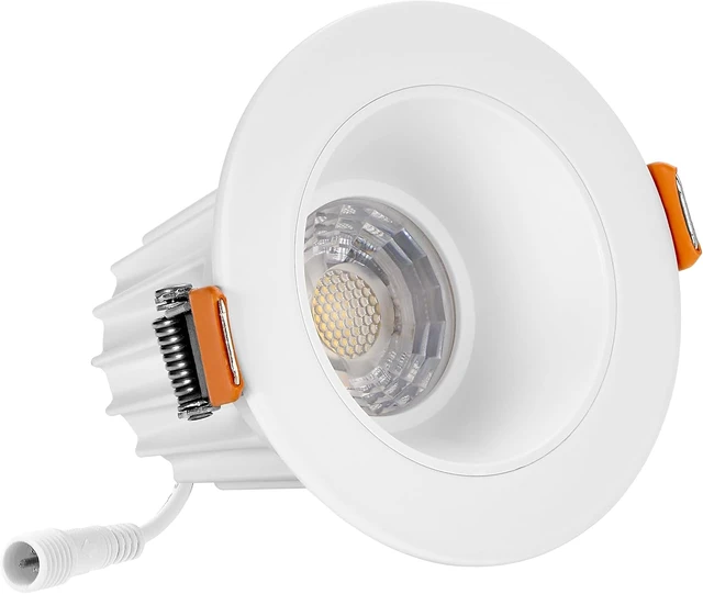 Alt view image 2 of 7 - Maxxima 2" Recessed Anti-Glare LED Downlight, White, 600 Lumens, 5 CCT