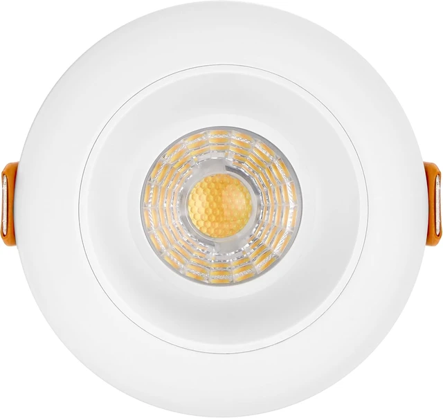 Alt view image 3 of 7 - Maxxima 2" Recessed Anti-Glare LED Downlight, White, 600 Lumens, 5 CCT