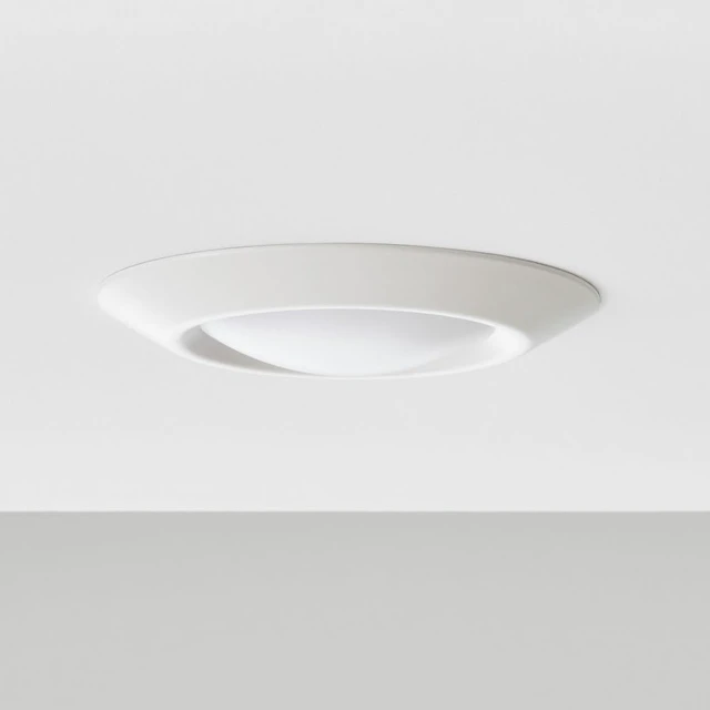 Alt view image 2 of 5 - Sea Gull Lighting 14550S-15 Generation Lighting Traverse Lyte Round 6 in. 3000K, Canless Integrated LED Recessed Light, 925 Lumens, 90 CRI, T24 Complaint, Wet Rated in White Finish (1 Pack)