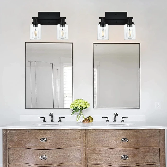Alt view image 4 of 7 - MELUCEE 2 Light Wall Scone Spotlight Semi Flush Mount Ceiling Light
