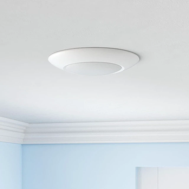 Alt view image 2 of 6 - ZAGO 20 Packs 6 Inch LED Disk Light Surface Mount Low Profile Recessed Retrofit Ceiling Fixture for J Box, Dimmable, 15W=75W, 980LM, 5000K Daylight White, CRI>80, ETL Listed, Wet Location