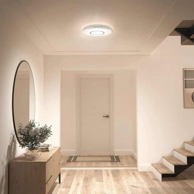 Alt view image 2 of 7 - Artika Horizon LED Ceiling Light Fixture Offer a Brightness of 1800 Lumens with Selectable White Option from Cool White to Warm White Use in Entryway, Living Room, Bedroom, Laudry Room and More