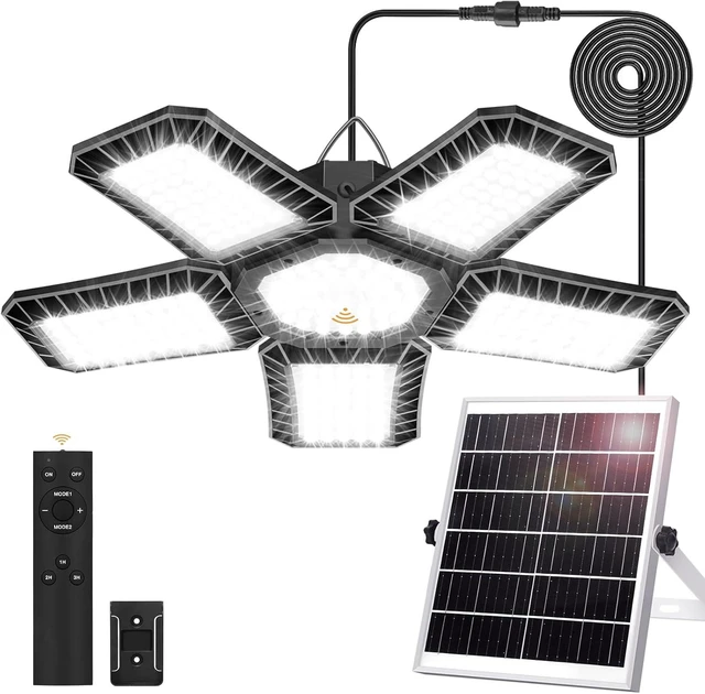 Main image of Solar Light for Shed with Constant On & Motion Activated 267 LED Large Lamp
