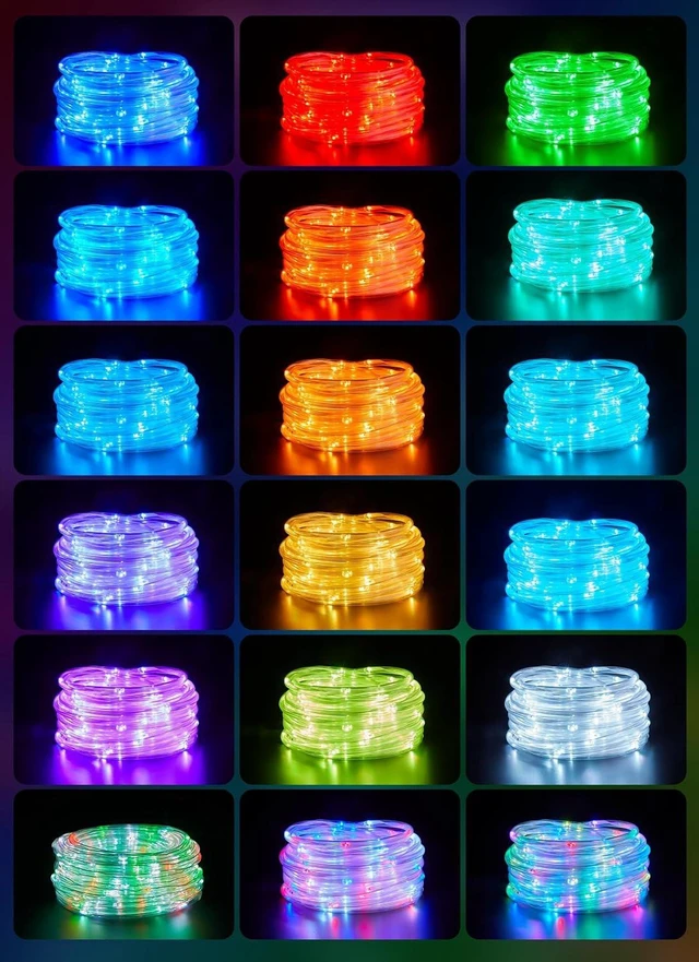 Alt view image 2 of 7 - Brightown Solar String Lights Outdoor Waterproof, 39FT 100LEDs, Multicolor